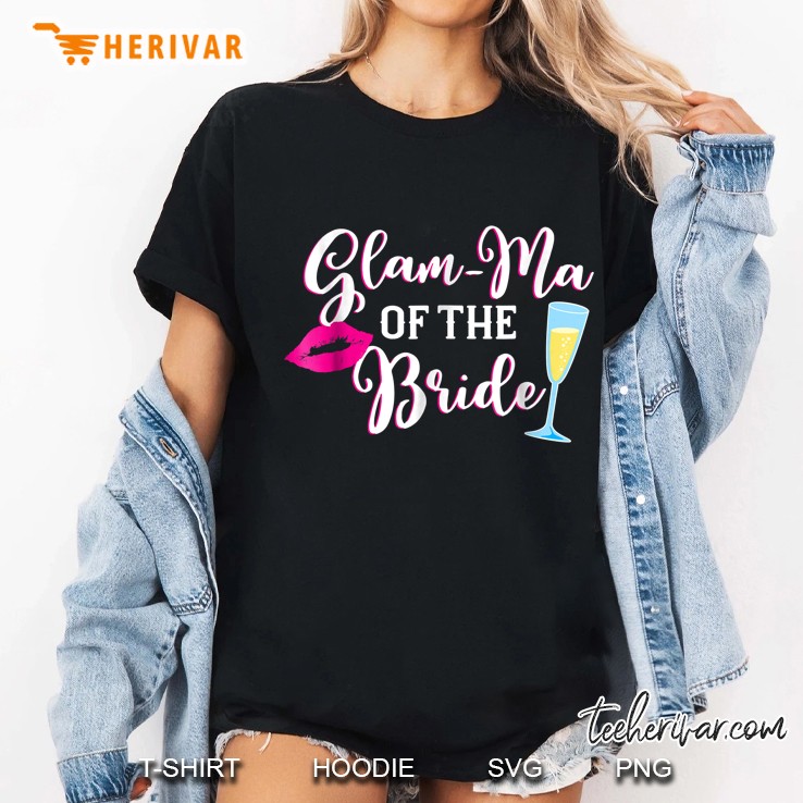 Glam-Ma Of The Bride Ladies Tee
