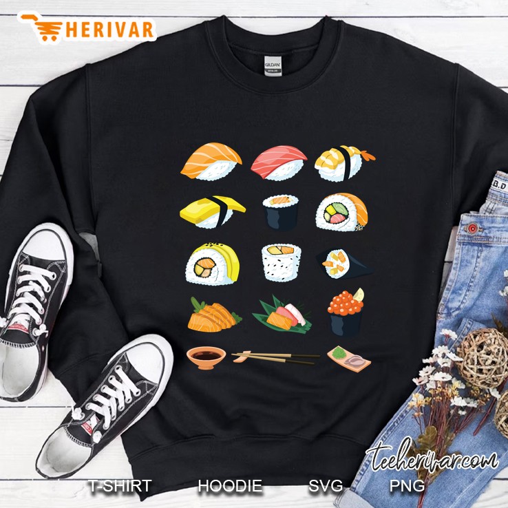 Japanese Sushi Salmon Tuna Sweatshirt