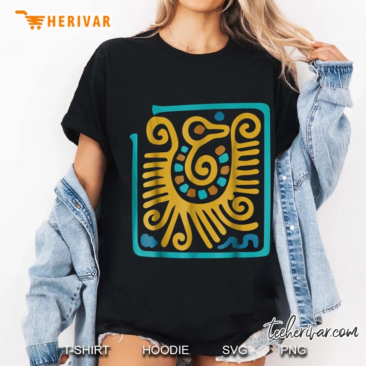 Native American Indian Aztec Mayan Bird Ladies Tee