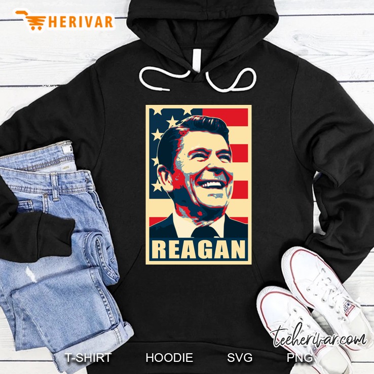 Ronald Reagan Propaganda Poster Hoodie