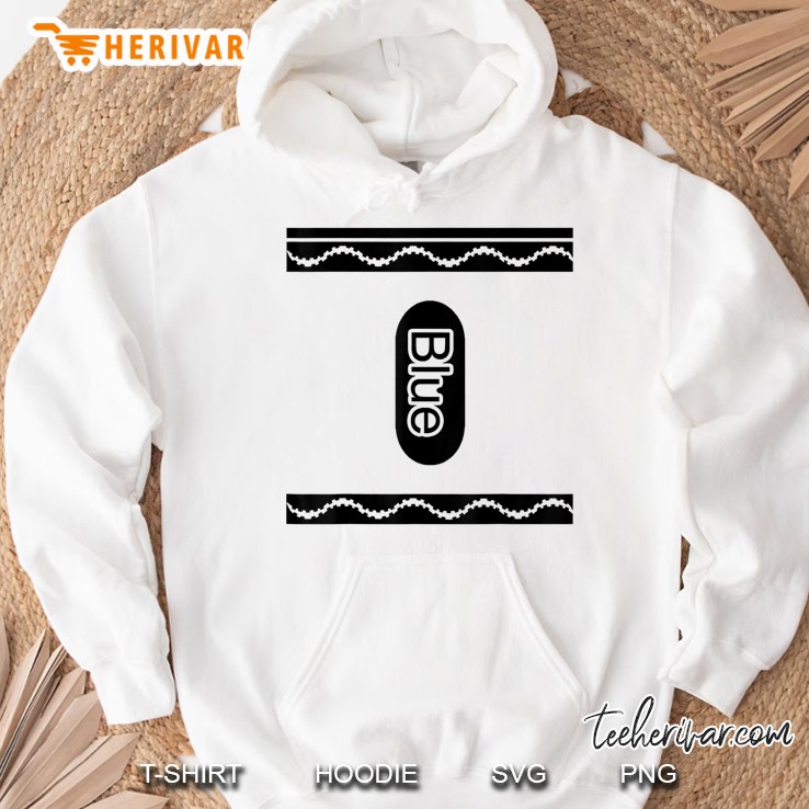 Blue Crayon Hoodie