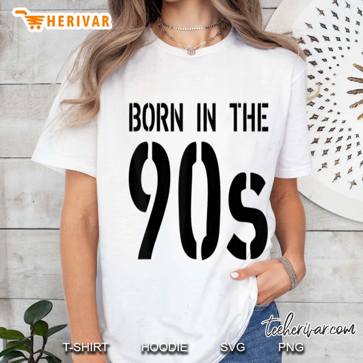 Born In The 90S Ladies Tee