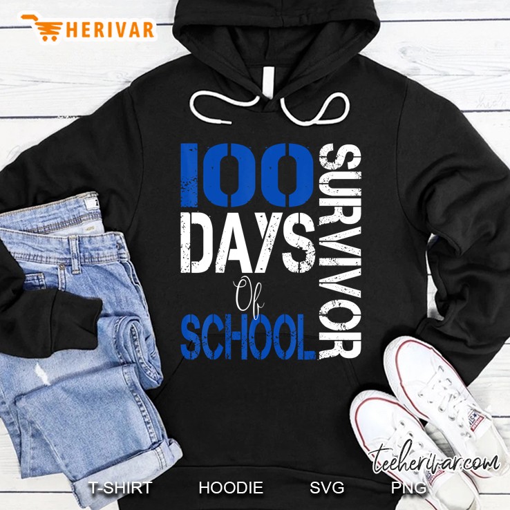100 Day Of School Survivor Hoodie