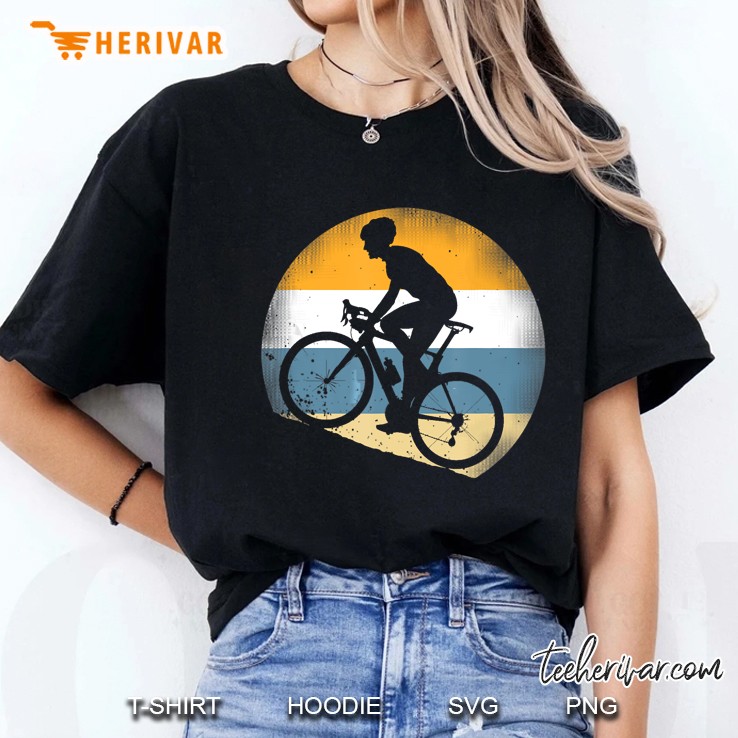 Cyclist Road Bicycle Vintage Version Ladies Tee