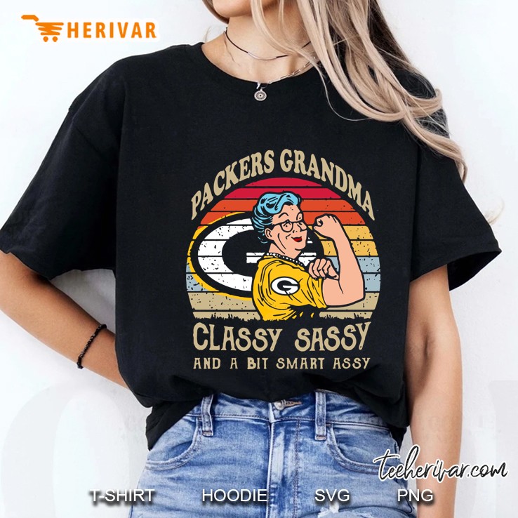 Packers Grandma Classy Sassy And A Bit Smart Assy Ladies Tee