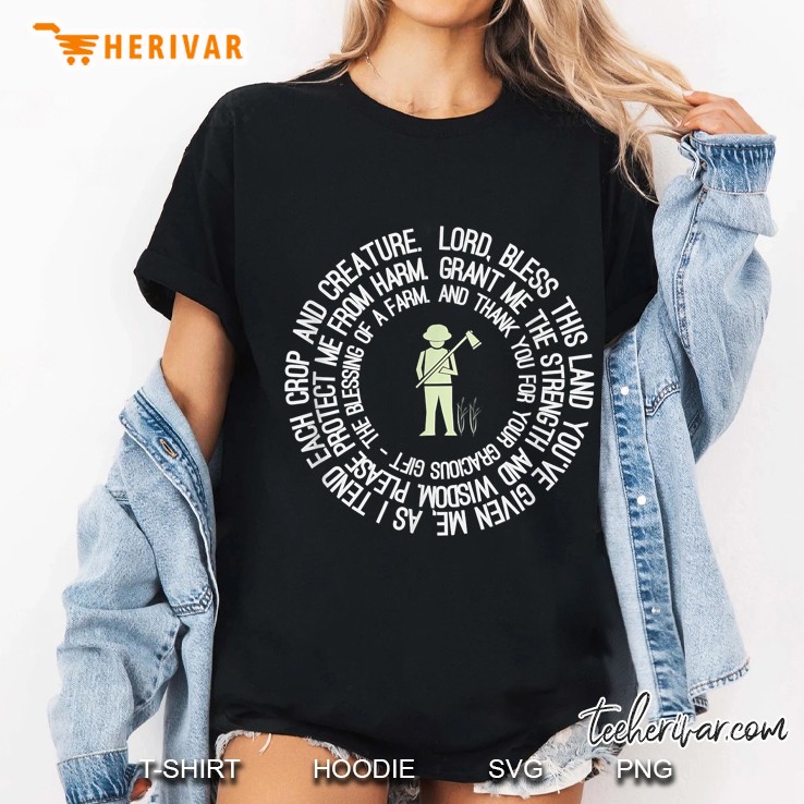 The Blessing Of A Farm And Thank You For Your Gracious Gift Ladies Tee