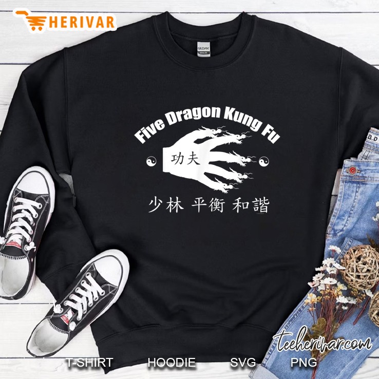 Five Dragon Kung Fu Sweatshirt