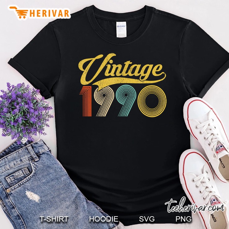 Vintage 1990 30Th Birthday Version 2 Shirt