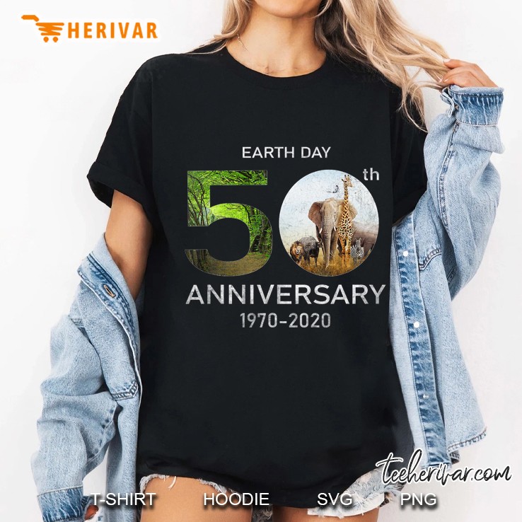 Earth Day 50th Anniversary 1970-2020 Ladies Tee