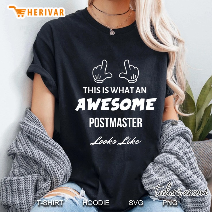 This Is What An Awesome Postmaster Looks Like Ladies Tee