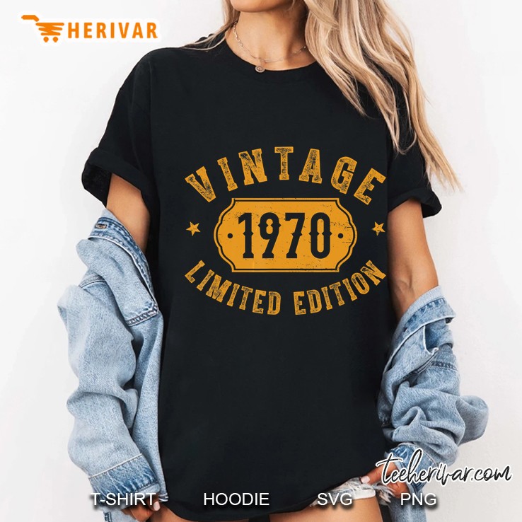 Vintage 1970 Limited Edition 50Th Birthday Ladies Tee