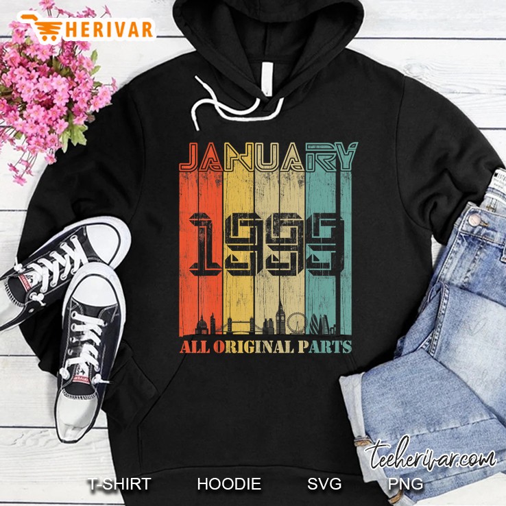 January 1999 All Original Parts Vintage Version Hoodie
