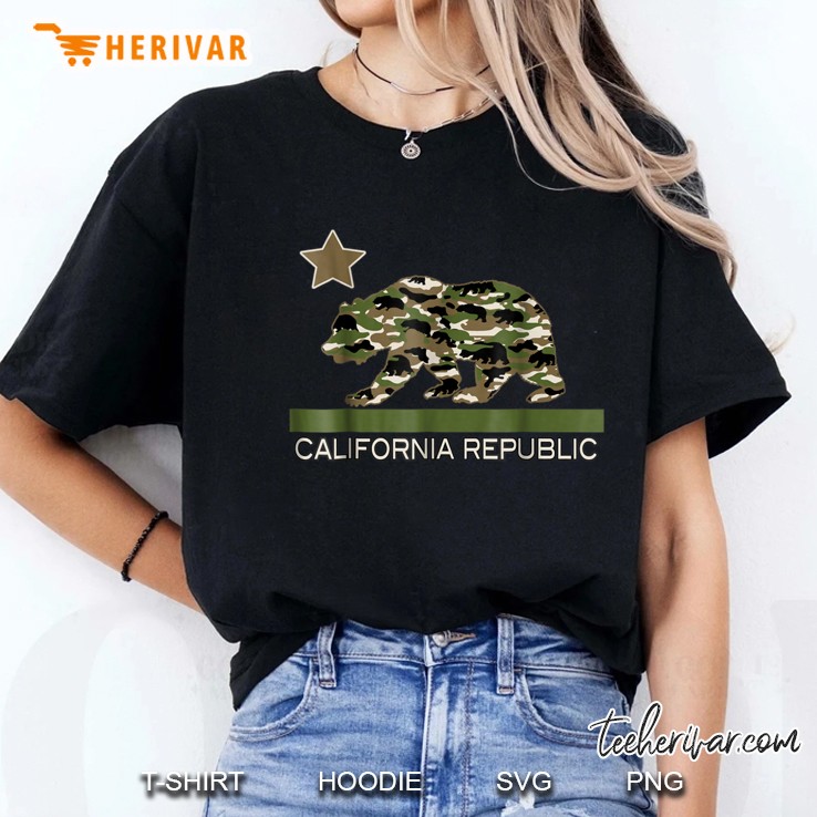 California Republic Cali Life Camo Ladies Tee