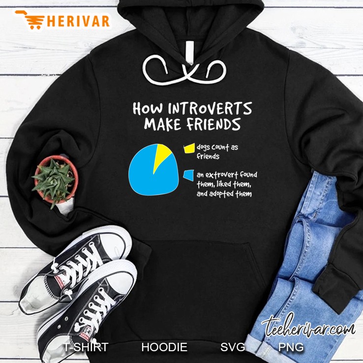 How Introvert Make Friends Dog Lover Hoodie