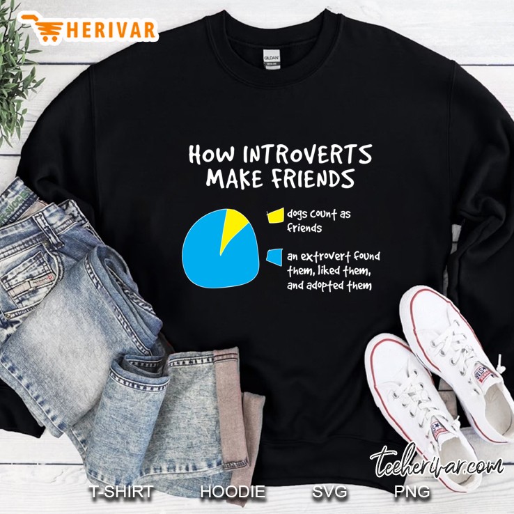 How Introvert Make Friends Dog Lover Sweatshirt