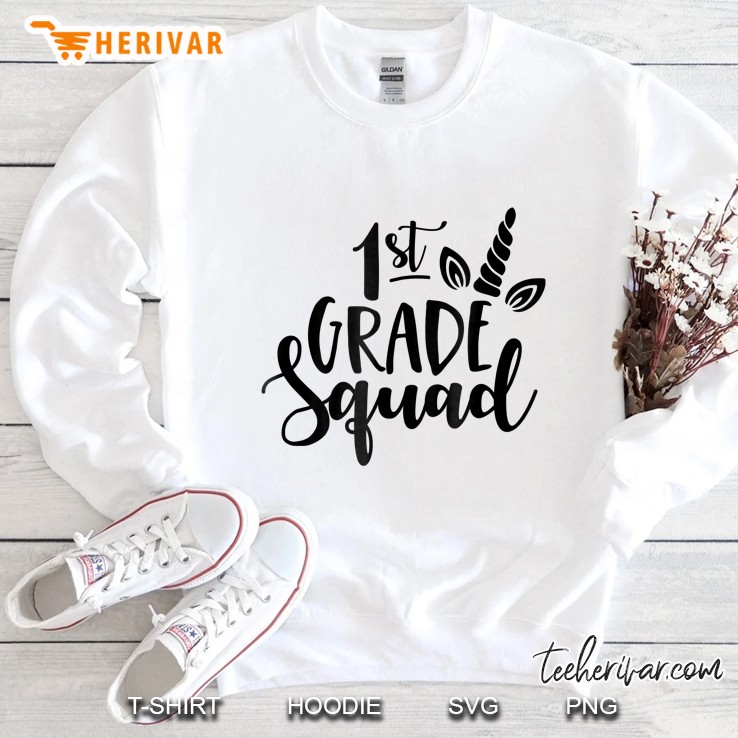 1st Grade Squad Unicorn Horn Version Sweatshirt
