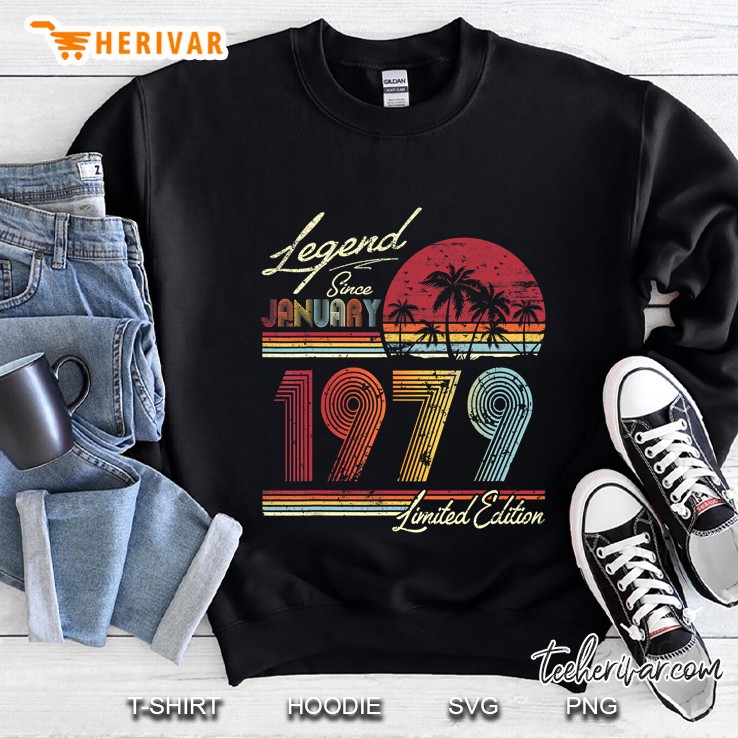 Legend Since January 1979 Limited Edition Vintage Version Sweatshirt