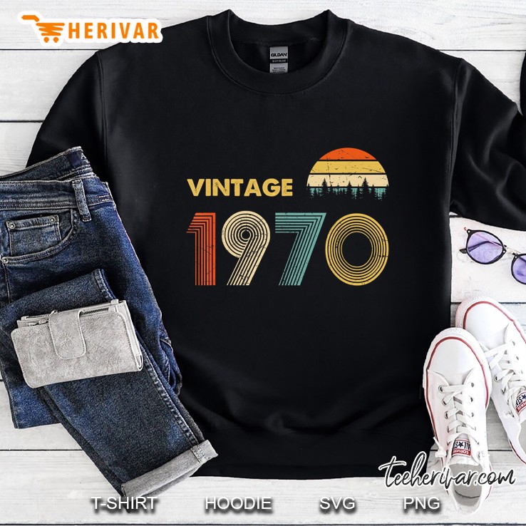 Vintage 1970 50th Birthday Version2 Sweatshirt