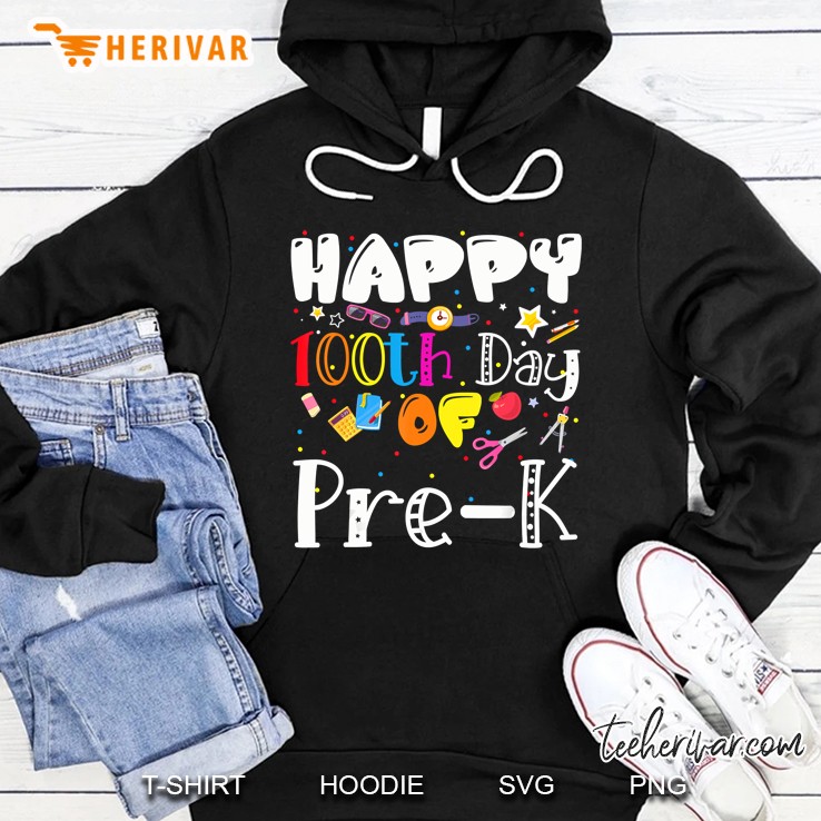 Happy 100 Days Of Pre-K Hoodie
