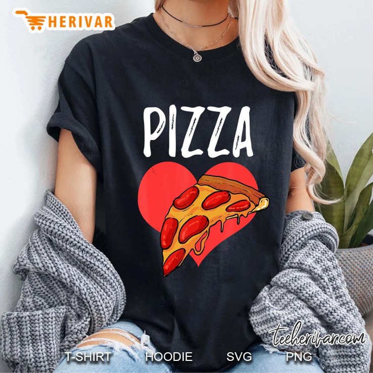 Pizza Heart Italian Ladies Tee