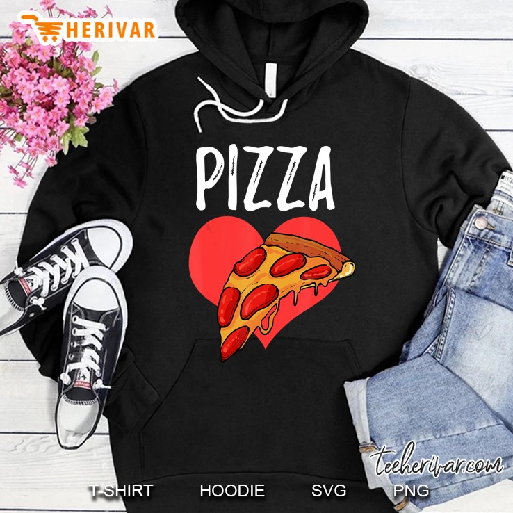 Pizza Heart Italian Hoodie