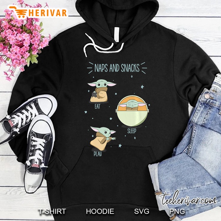 Naps And Snacks Baby Yoda Hoodie