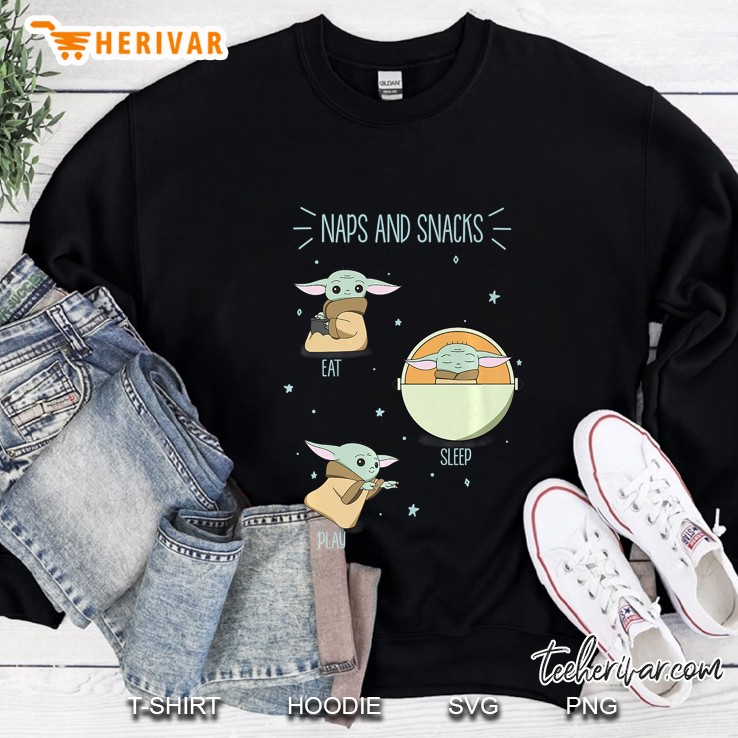 Naps And Snacks Baby Yoda Sweatshirt