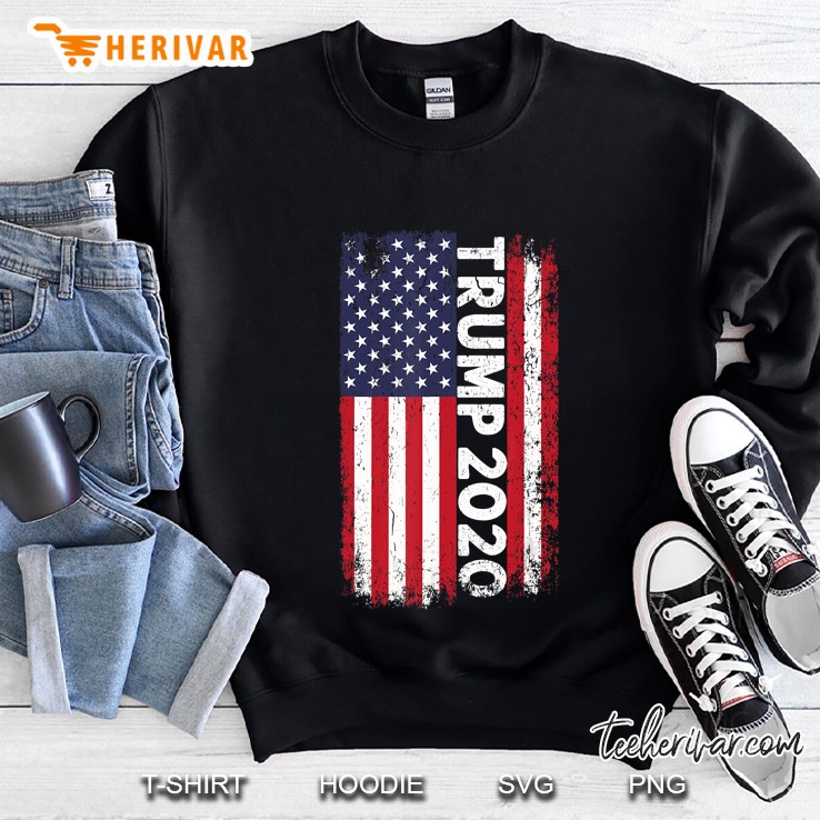 Trump 2020 American Flag Version2 Sweatshirt