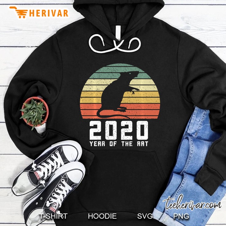 2020 Year Of The Rat Vintage Version Hoodie