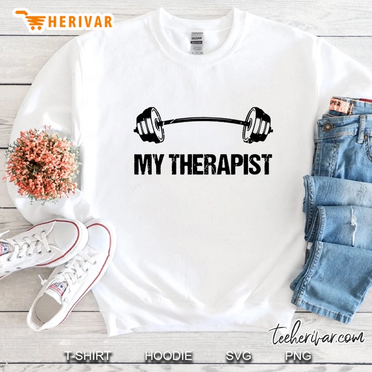 My Therapist White Version Sweatshirt