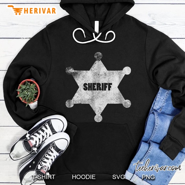 Sheriff American Star Badge Hoodie
