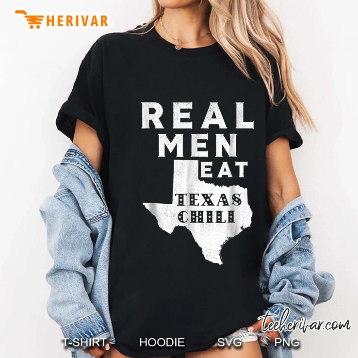Real Men Eat Texas Chili Ladies Tee