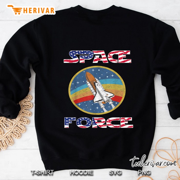 Space Force American Flag Space Domination Sweatshirt