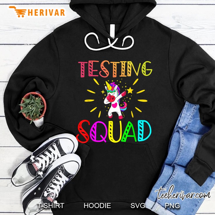 Testing Squad Dabbing Unicorn Version Hoodie