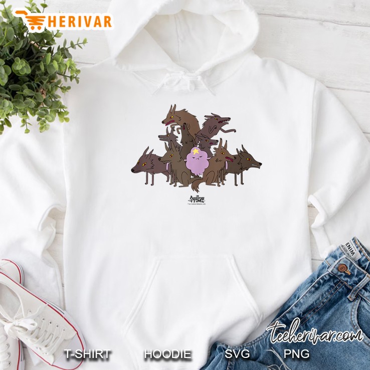 Adventure Time Lumpy Space Princess & Wolves Hoodie