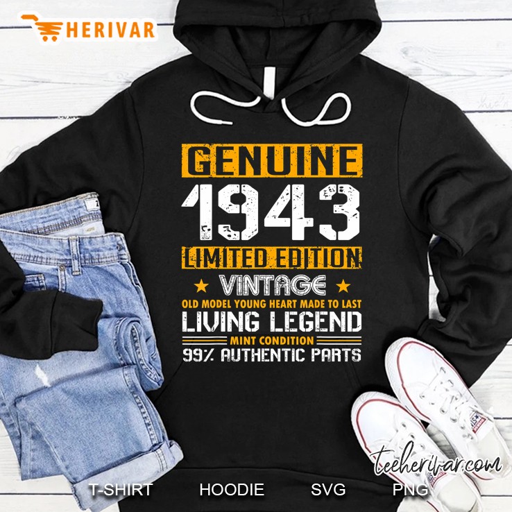 Genuine 1943 Limited Edition Vintage Living Legend Hoodie