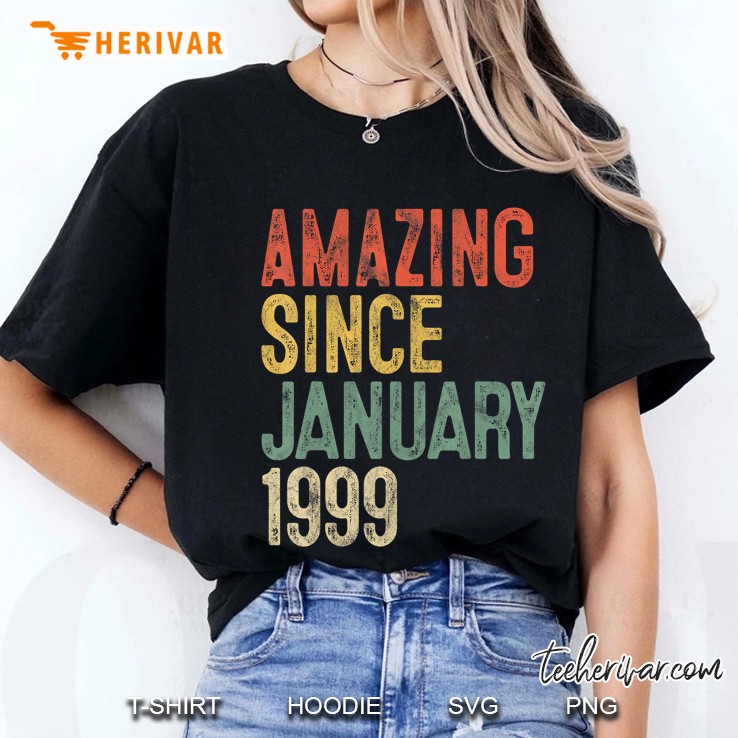 Amazing Since January 1999 Ladies Tee