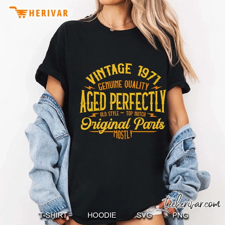 Vintage 1971 Genuine Quality Aged Perfectly Original Parts Mostly Ladies Tee