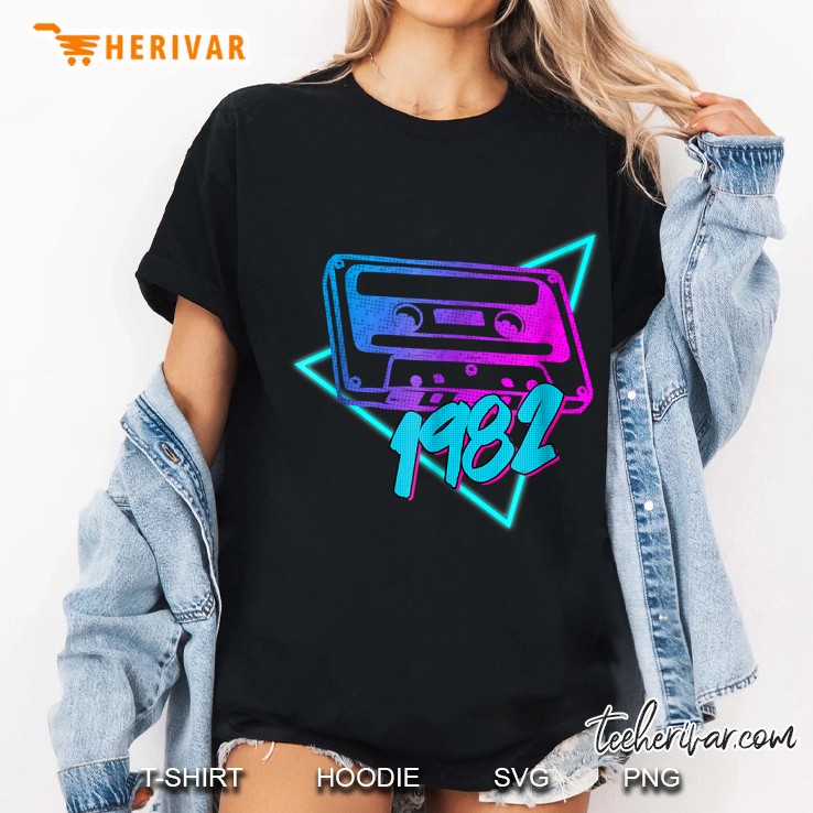 1982 Cassette Tape Music Ladies Tee