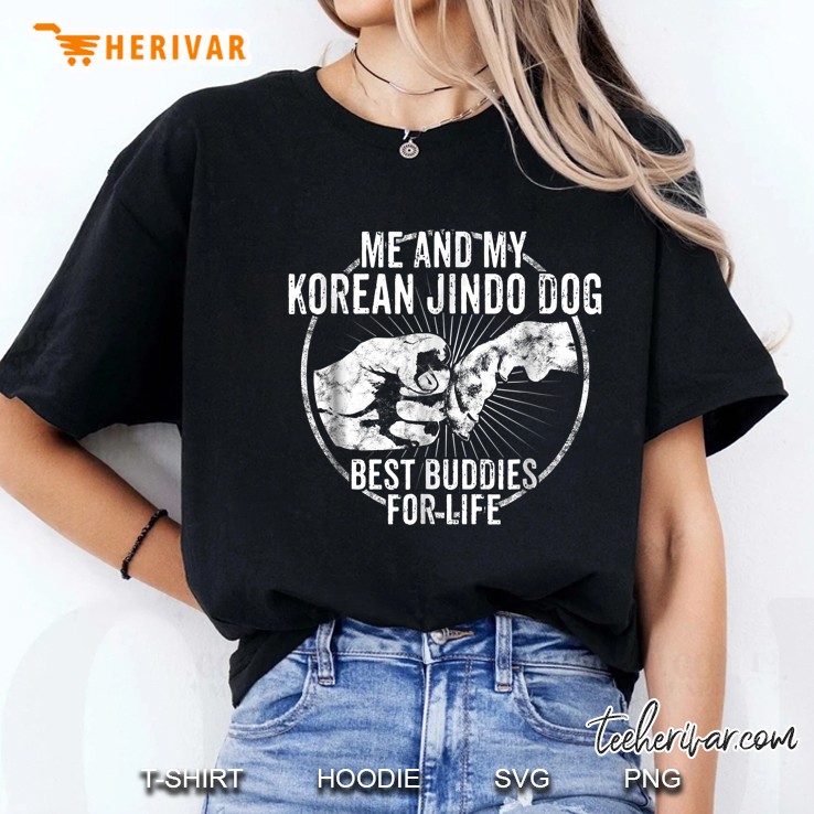 Me And My Korean Jindo Dog Best Buddies For Life Ladies Tee