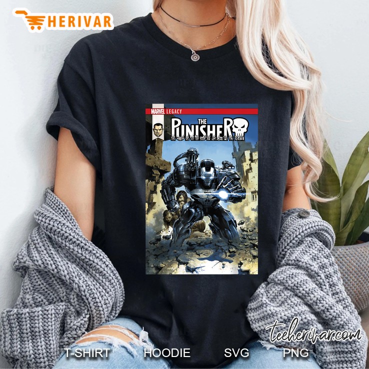 Marvel The Punisher War Machine Ladies Tee