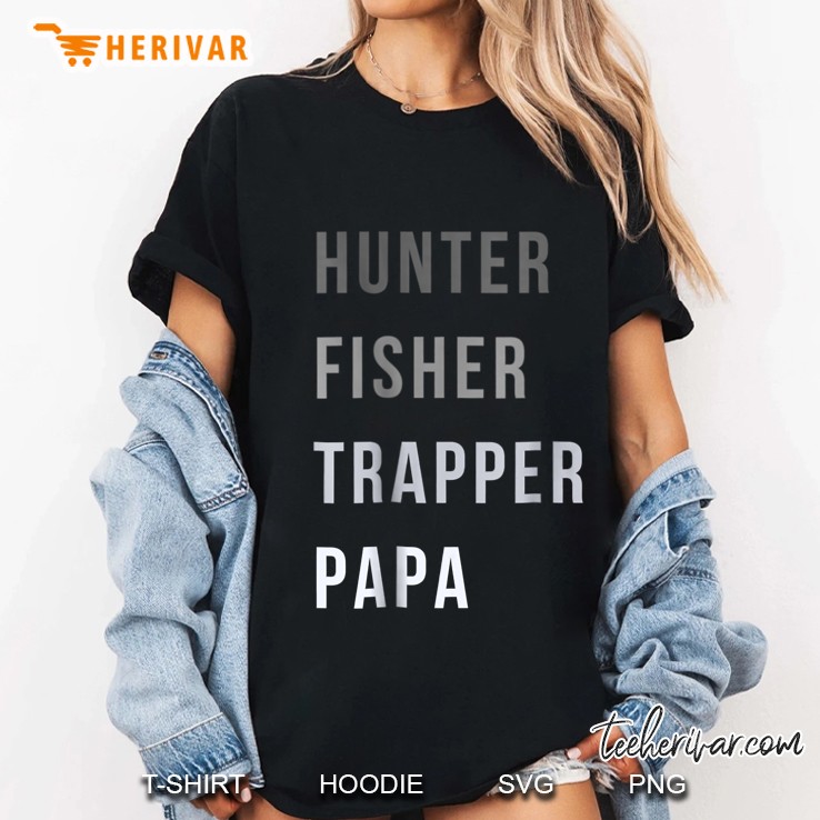 Hunter Fisher Trapper Papa Ladies Tee