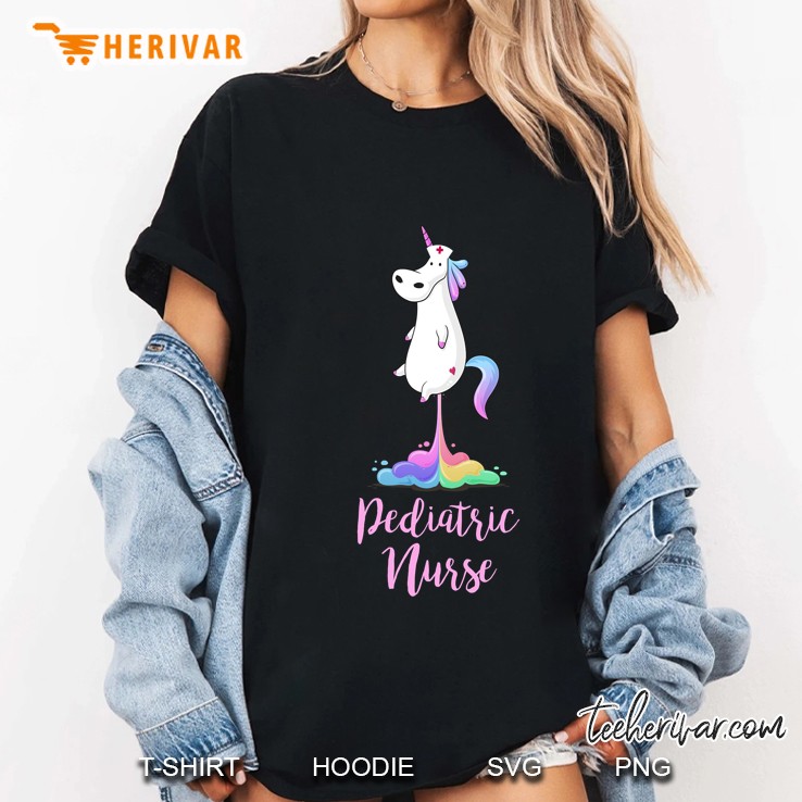Pediatric Nurse Unicorn Ladies Tee