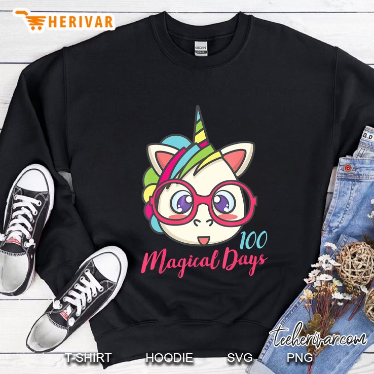 100 Magical Days Unicorn Version2 Sweatshirt