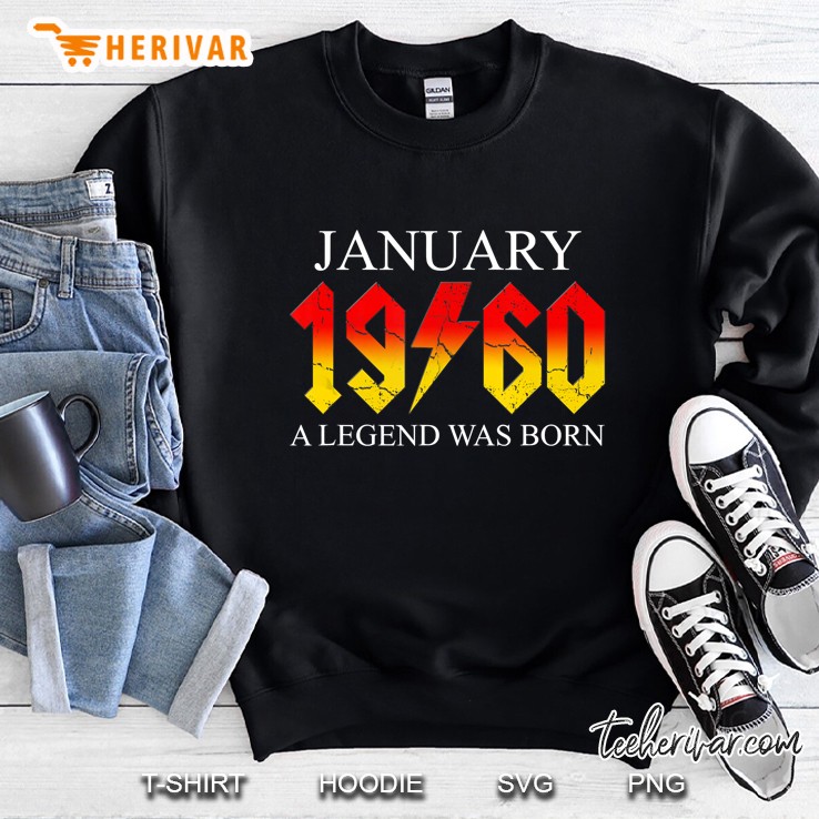 January 1960 A Legend Was Born Sweatshirt