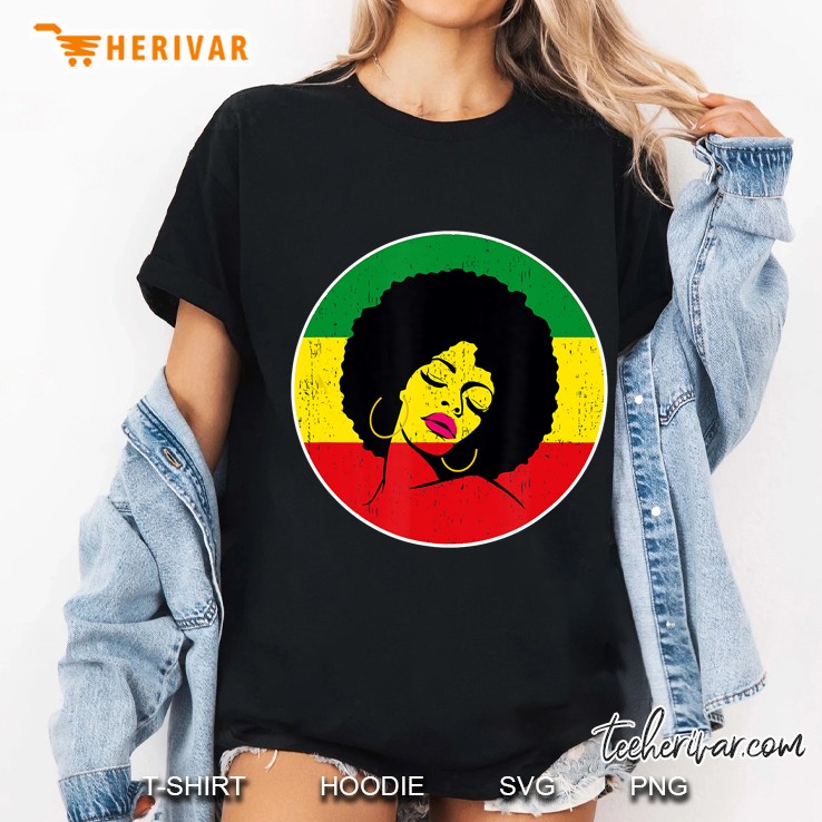 Black Queen Africa Mali Flag Version Ladies Tee