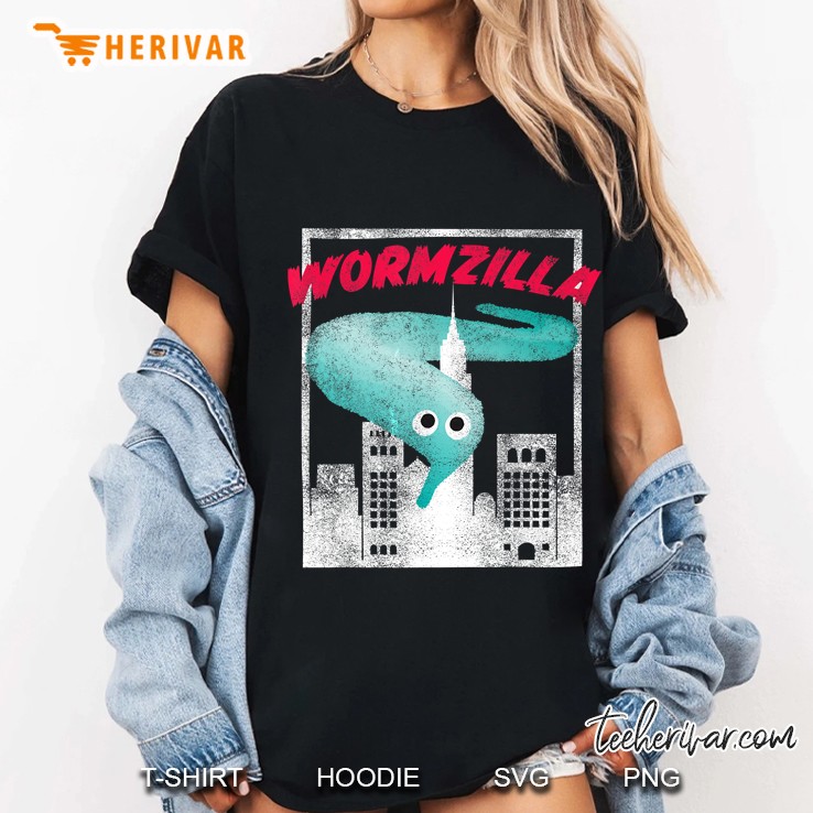 Wormzilla Worm On A String Ladies Tee