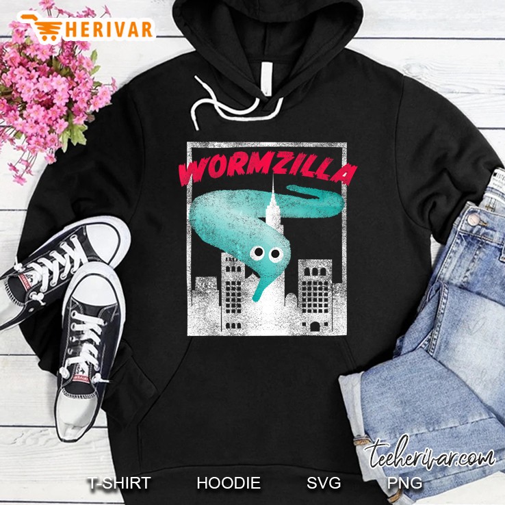 Wormzilla Worm On A String Hoodie