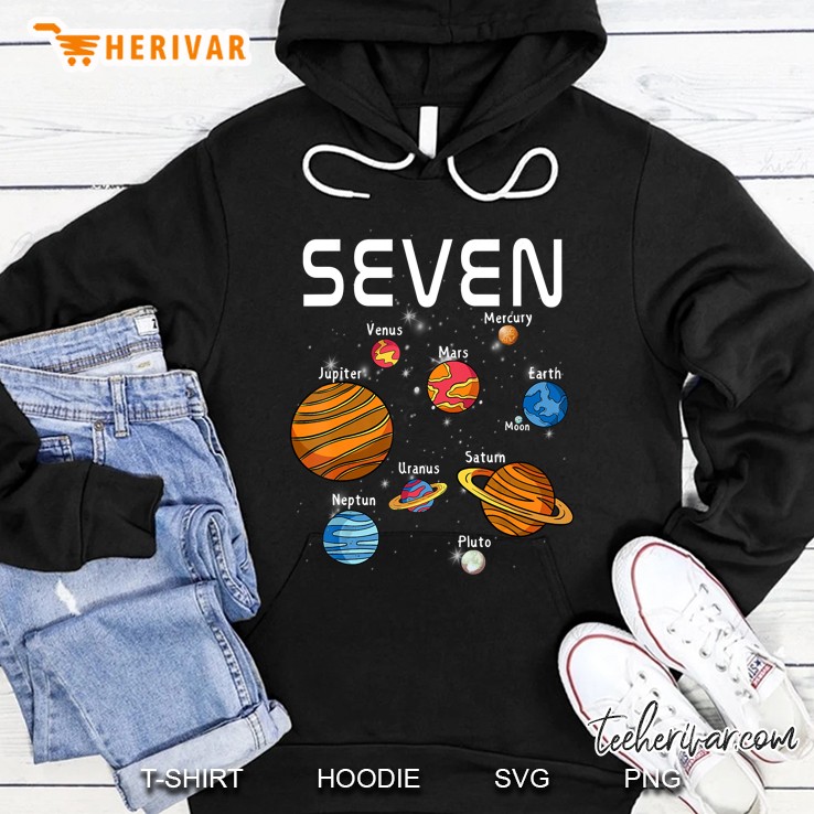 Seven Solar System Planets Hoodie