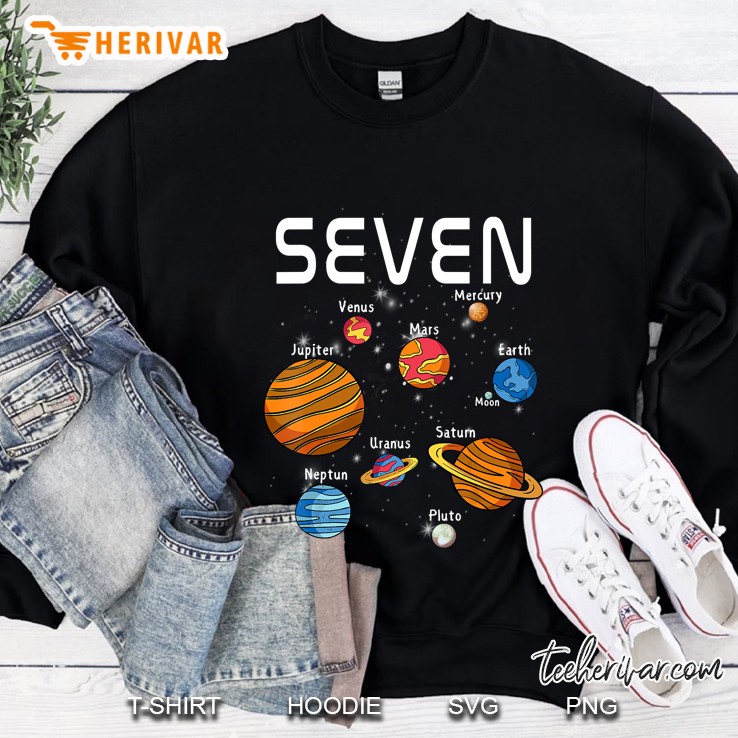 Seven Solar System Planets Sweatshirt
